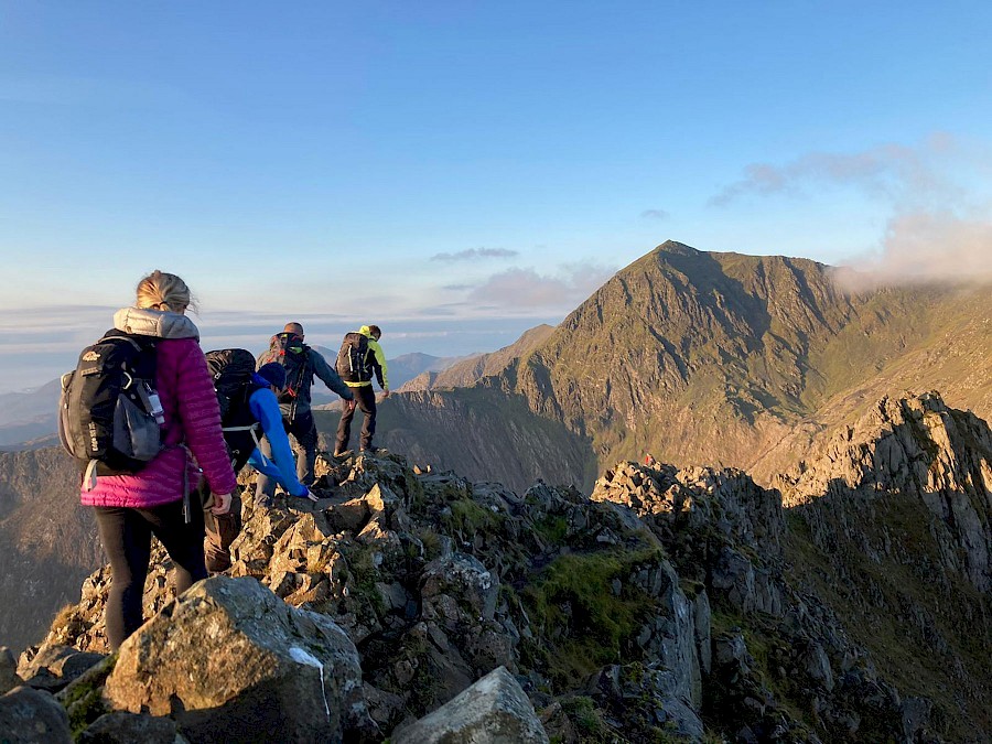 Taith Dywys Crib Goch